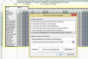 [F2] funktioniert auch bei der bedingten Formatierung.