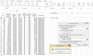 Pivottabelle geht nicht.