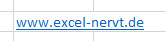 Ein Hyperlink in Excel