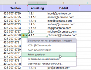 Fehler: ignorieren!