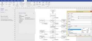 Die Daten in Visio