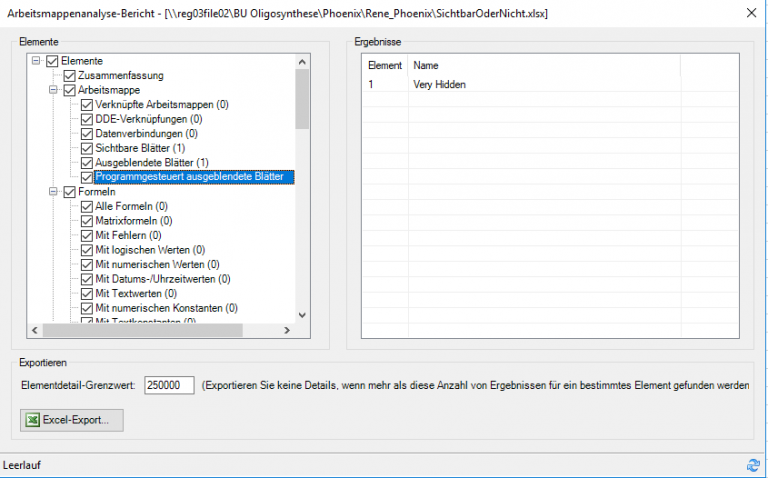 xlSheetHidden | Excel nervt