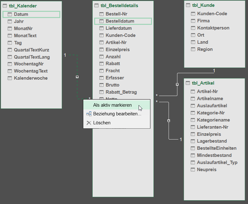 Beziehung Excel Nervt